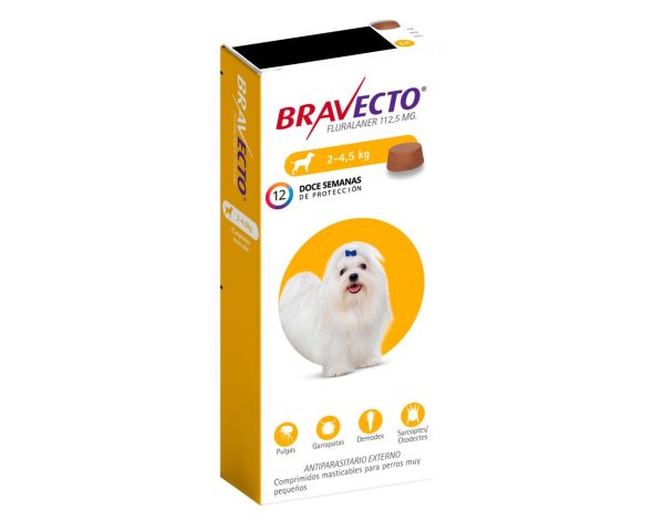 BRAVECTO 2 A 4 KGS.