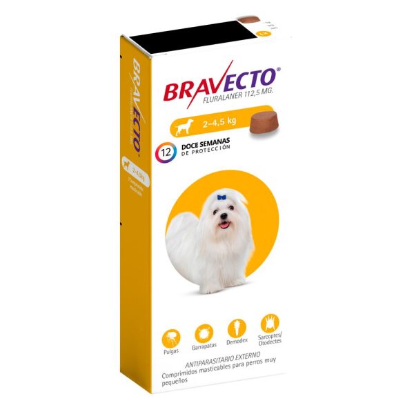 BRAVECTO 2 A 4 KGS.