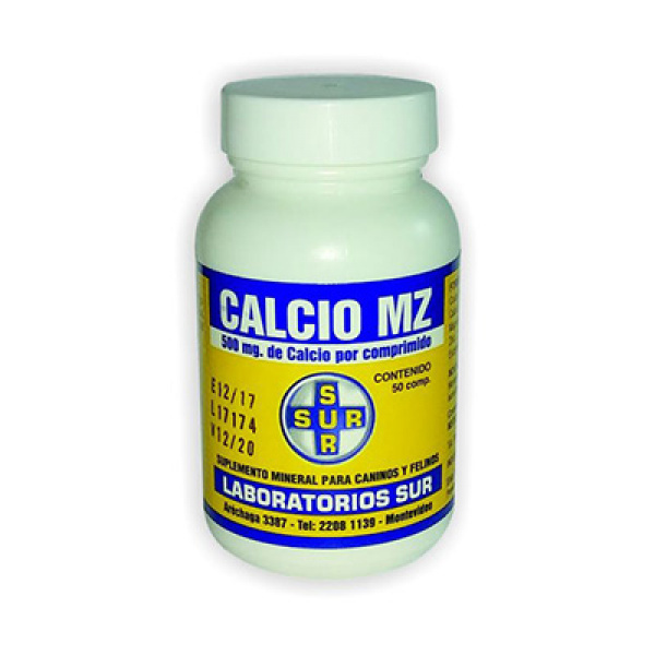 CALCIO MZ X 50 COMPRIMIDOS