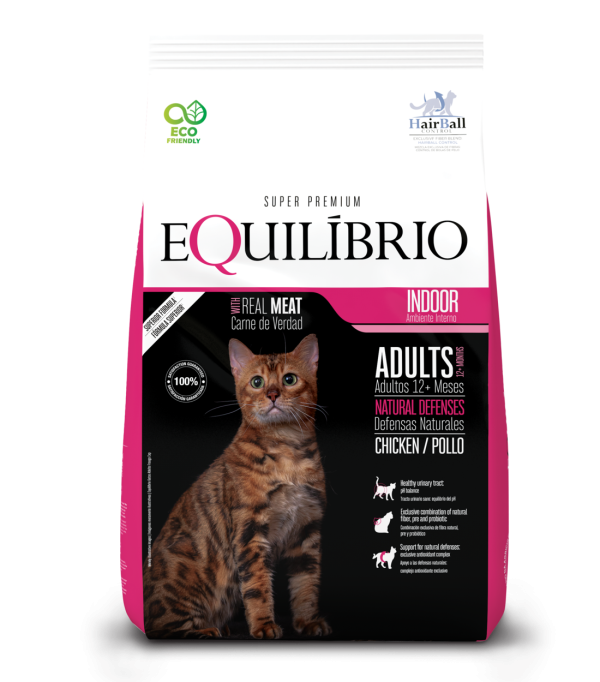 EQUILIBRIO GATOS ADULTOS FRANGO 8050 FRENTE