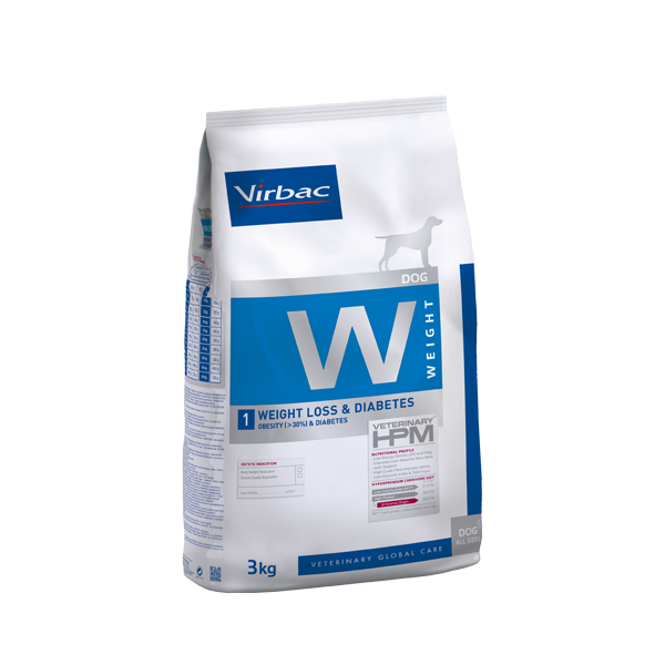 HPM VIRBAC PERRO PÉRDIDA DE PESO DIABETES X 3 KGS.