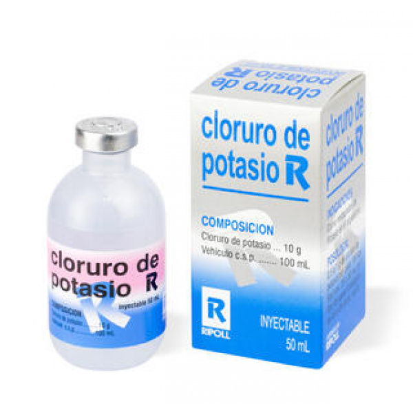 CLORURO DE POTASIO 10 % INY.X 50 CC