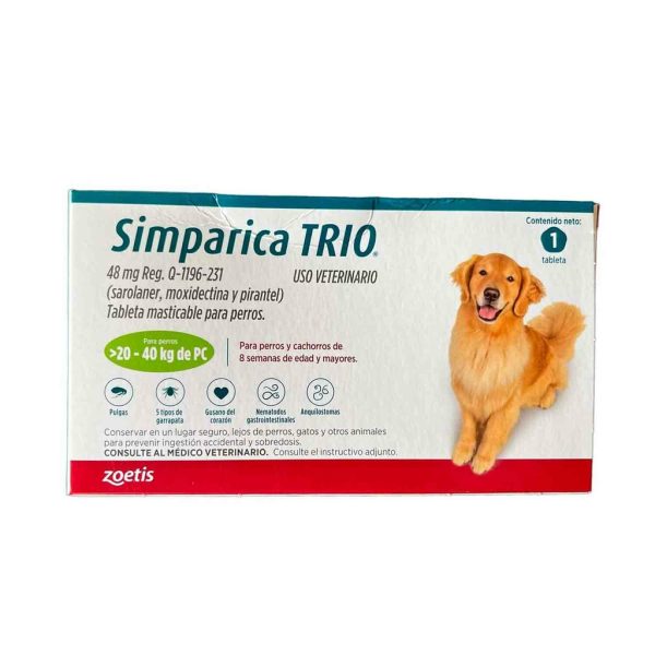 SIMPARICA TRIO DE 20 A 40