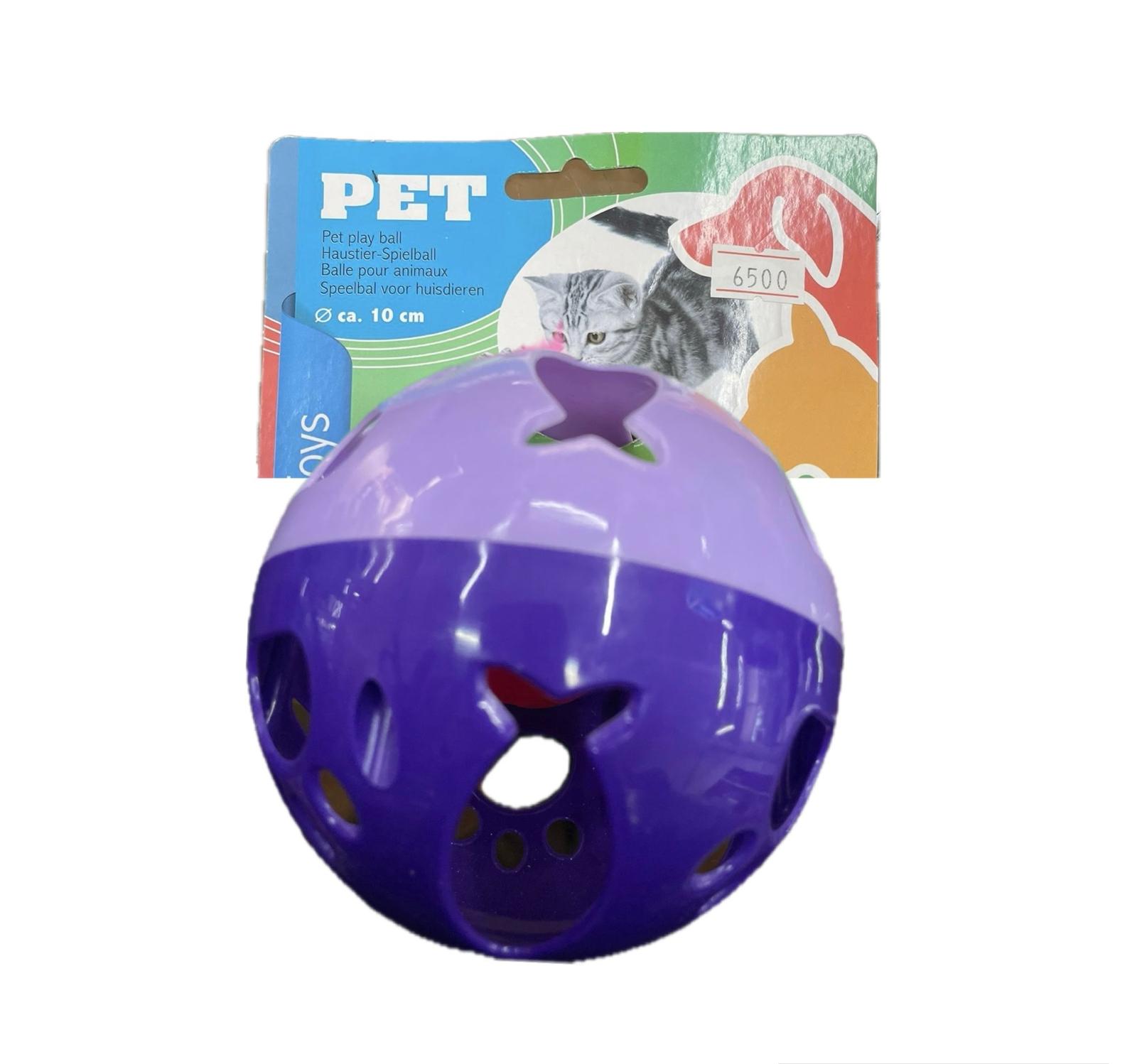 PELOTA PARA GATOS CON SONAJERO