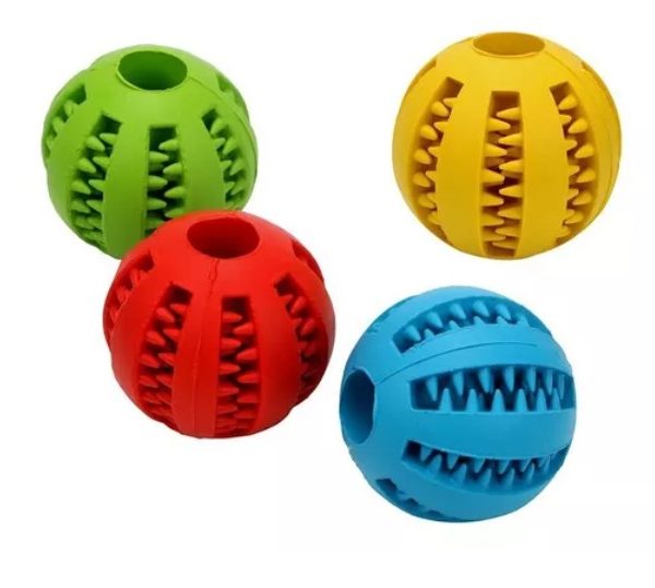 pelota limpia dientes rellenable