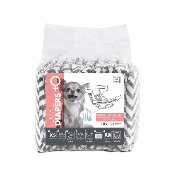 PAÑLES M-PETS HEMBRA XS