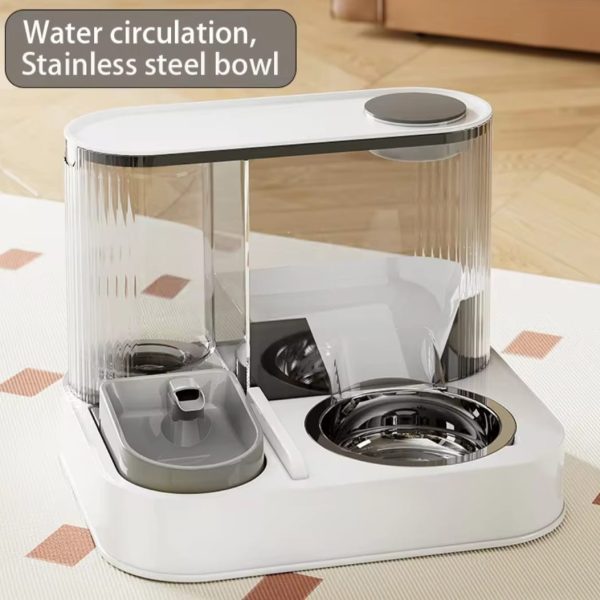 PLATO FUENTE DOBLE CON DISPENSADOR