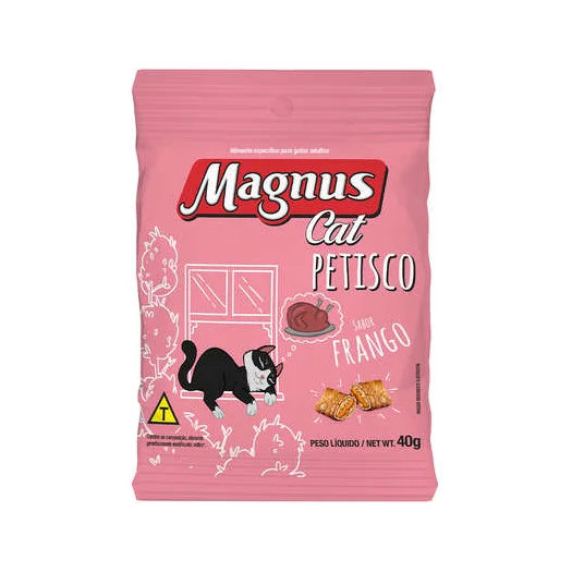 SNACK GALLETAS MAGNUS CAT PETISCO 40GR
