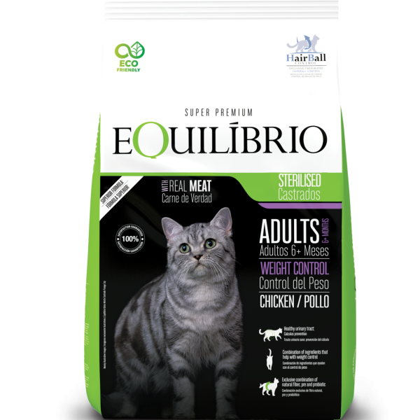 EQUILIBRIO GATO CASTRADO X 7,5 KGS.