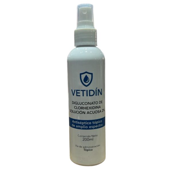 VETIDIN CLORHEXIDINA SOLUCIÓN 2%
