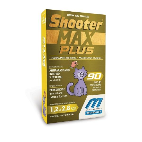 SHOOTER MAX PLUS 1.2 A 2.8 KG (90 DÍAS)