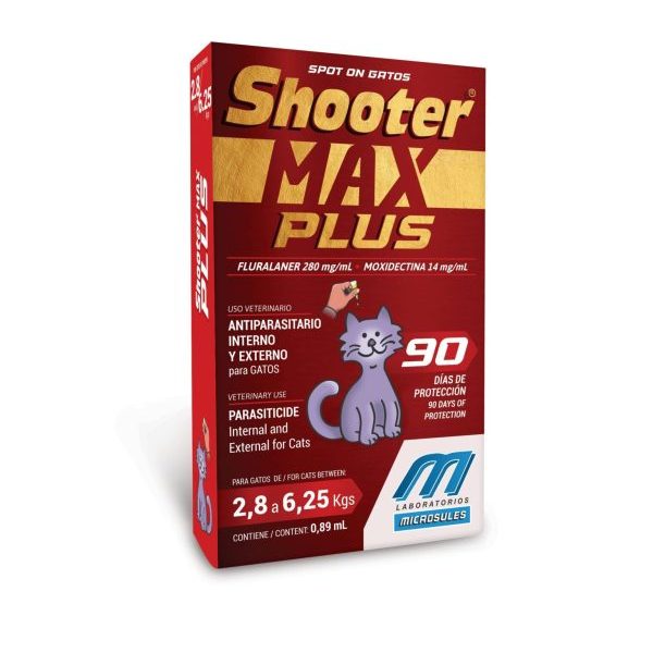 SHOOTER MAX PLUS 2.8 A 6.25 KG (90 DÍAS)